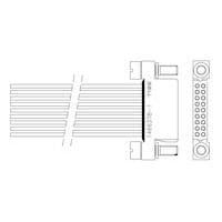 Raychem - TE Connectivity 1466378-1 Micro-D D-Sub Connectors CABLE ASSY, MCA-G1-18-P-X-1020
