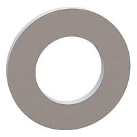 Essentra Components 17W06856 Flat Washer Flat Washer, .388 ID, .695 OD, .059 Thick