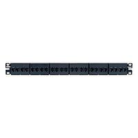 Panduit CP246X88BL Racks & Rack Cabinets Coupler Patch Panel Cat 6A Flat 24 Po