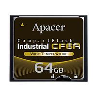 Apacer AP-CF008GRBNS-ETNRG Compact Flash Cards Industrial CF6A SLC 24nm Non-DMA Non-Removeable Extended Temp 8GB