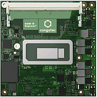 congatec TC670/i3-12300HE Computer-On-Modules - COM COM Express Type 6 Compact module based on Intel  Core  i3-12300HE processor with 4 P-cores 1.9GHz up to 4.3GHz and 4 E-cores 1.5GHz up to 3.3GHz, 12MB Intel  Smart Cache, Intel  UHD Graphics with 48EUs, Dual channel DDR5 4800 MT/s memory interface,