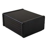 Hammond Manufacturing 1455N1202BK PC Board Alum w/Plastic Ends 4.72x4.06x2.1" Black