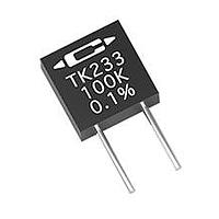 Caddock TK233-100K-0.1%-10ppm Precision Radial-Lead Film Resistor 100K ohm ,0.1% 10ppm