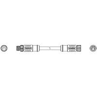Amphenol LTW M8S04FL-SFL-SA002 Sensor Cables / Actuator Cables 4P F Conn to F Conn Double Ended 2m