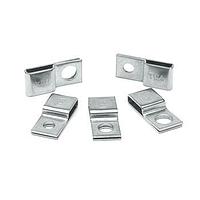 HellermannTyton 151-00838 Cable Tie Mounts Stainless Steel Tie Mount, 0.21" Hole Dia, 0.39" Max Tie Width, Grade 316 SST, ML, 100/pkg