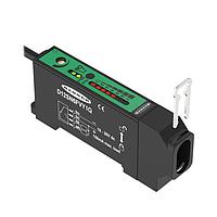 Banner Engineering D12SN6FVY1Q Fiber Optic Sensors D12 Series: High Speed Glass Fiber Optic; Range: Depends on Fiber; Input: 10-30 V dc; Output: Complementary NPN 20 ms Pulse Stretch; 150 mm (6 in) M8 Pigtail QD