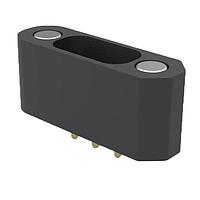 Mill-Max 879-20-003-10-011000 Headers 4mm Magnetic Spring-Loaded Target Conn 3 Pin Shrouded Through-Hole Soldertail