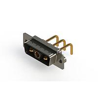 EDAC 629-3WK3650-1T2 Mixed Contact D-Sub Connectors Right-angle Power Combo D-Sub Connector
