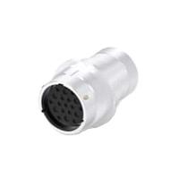 DEUTSCH - TE Connectivity HD34-24-19SN-072 Receptacle REC, 19P, AL, N, THD ADPT, DRAIN,12/16,S