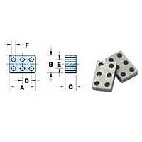 Fair-Rite 2644245801 Multi-Hole Connector Plate 44 Multi-Hole Plate