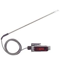 Dwyer 641RM-12-LED Air Velocity Transmitter w/ Remote Heated Probe for HVAC & Clean Rooms (15000 FPM, ± 3 %)