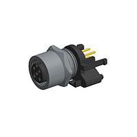 Amphenol CONEC 43-01162 M12 Female Socket 4P PCB SOLDER 10MM M12 FRONT MNT SCKT