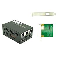 HackerGadgets Pi-Cast-PRE-02 Embedded Box Computers Includes a Pi-Cast KVM with ATX power control unit, RJ45 Ethernet, a Cisco-style console port, and an ATX control board.