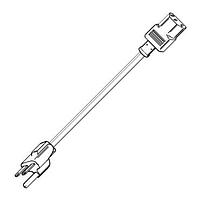 Volex 17567 10 C3 AC Power Cord 18AWG SVT 9FT 10IN (3.0m) BLK