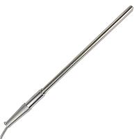OMEGA PR-10L-3-100-1/4-12-SB RTD Probe with Stainless Steel Overbraid (Stripped Leads, 250 °C, Class A)