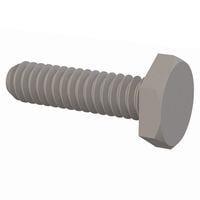 Essentra Components 010348H037 Cap Screw Hex Unslotted Bolt, #3-48 Thread, 3/8 Lg