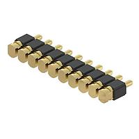 Mill-Max 810-22-010-40-001101 Spring-Loaded 10P 1R SPRING LOADED HEADER SMT