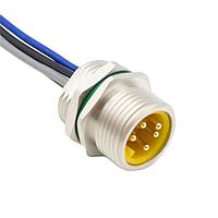 Bulgin PXMBNI78FPM05AFL78005 Sensor Cables / Actuator Cables 5 Contacts 7/8" Right Angled Male