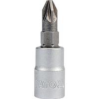 Yato YT-7677 Socket bit 1/4" (PZ2, 20.1Nm)