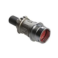 Amphenol SINE Systems AHDM04-24-27PR-059 Connectors Receptacle Kit, shell size 24, 27 positions, pin, reduced diameter seal, wide thread, cable clamp backshell