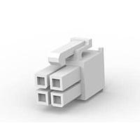 AMP Connectors - TE Connectivity 1586765-4 Receptacle Housing 4P RCPT DUAL F/H GLOW WIRE