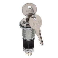 Grayhill 58J9P36-01B09N Keylock Switches 58J9P36-01-1-09N,KEY