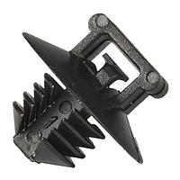 Essentra Components FTH-36-01BK Cable Tie Holder Cable Tie Holder,Fir Tree,Black