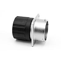 Amphenol SINE Systems RT001412SNHECR Connectors Receptacle, Square Flange, 12 Position, Female, Shell Size 14, and End Cap with Individual Reduced Diameter Wire Sealing, Range 14-24AWG