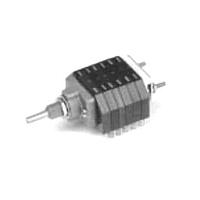 Electroswitch C3P0604N-0204 Rotary Switches Rotary Switch .25A @ 28VDC 6P, 02-04, 3 Pole/Decks, 2 Decks