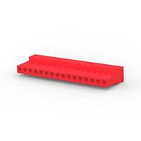 AMP Connectors - TE Connectivity 4-640433-6 Receptacle Housing 16P MTA156 CONN ASSY 22AWG RED