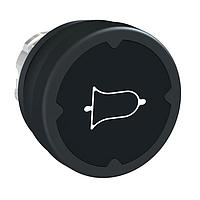 SCHNEIDER ZB4BC28001RA Sealed 22MM HARSH PB, BLACK W/ "BELL" MARKING