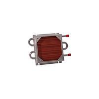 Aavid AS04-05G01SB-D9 Tube-Fin Liquid-to-Air Heat Exchanger, Stainless Steel, Copper Tube-Fin, w/115VAC Kona Fan Kit