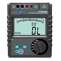 ETCR ETCR3460A Insulation Resistance Tester (2mA, 50V~2500V, 0.1MΩ~200GΩ, AC/DC:0V~750V)