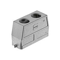 HARTING 19300160456 Hoods HAN B HOOD TOP ENTRY 2REELS 2XM25