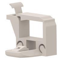 Essentra Components SMWSLT-1-19 Cable Mounting & Accessories Wire Saddle,Side Mount,Natural