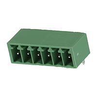 Molex 39502-6006 Headers 3.5MM EURO HEADER RA O HEADER RA GRN 6CKT