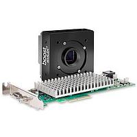 Basler 107914 Camera Bundles Get the Basler boost mono camera with a Sony IMX255 CMOS sensor, 93 fps and 9 MP resolution together with the Basler CXP-12 interface card 1C.