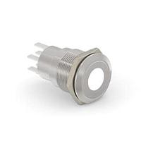 Alcoswitch - TE Connectivity 6-2213765-3 Pushbutton Switches AV19 DPL 5A SPOT LED WHITE 24V