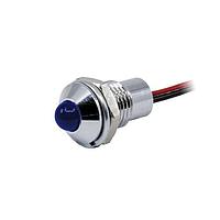 VCC CC-1-3057-9911-I Panel Mount Reflector LEDs PMI Dia .319" (8.10mm) Blue 24V