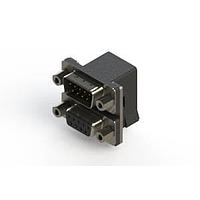 EDAC 663-009-364-003 Dual Port D-Sub Connectors Right-angle Dual Port D-Sub Connector