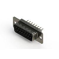EDAC 627-M15-220-LT1 D-Sub Connectors - Standard Density Vertical Machined D-Sub Connectors