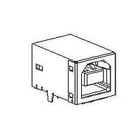Molex 67068-9011 USB Type B Connectors USB Type B Recept R/A w/ Solder Tabs