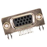 Molex / FCT 173113-0133 High Density D-Sub Connectors FCT HD DSUB RA PC RCPT 15 PN W/CLINCH