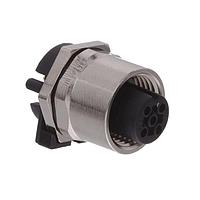 Amphenol CONEC 43-01188 M12 Female Socket 5P PCB SOLDER 5.5MM M12 BACK MNT SCKT