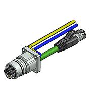 Amphenol CONEC 57-03055 Ethernet Cables / Networking Cables ENP-17-1-FSPBU2PEDST4-V5-45S-RS8.33-2/2/G6/250/034