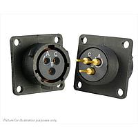 Eaton Souriau-Sunbank UTS012D3S Receptacles 3P SQ FLANGE SOCKET RECEPTACLE SIZE 12D