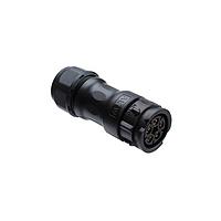 Amphenol LTW DC-02BMFA-QL8SPP Standard Circular Connector X-Lok, Large Size, Plastic, 20A, 02 pins, Male Connector, Female Contact, Straight, Push Lock, Crimp, Field Installable, F8.0 - F10.0mm, IP68