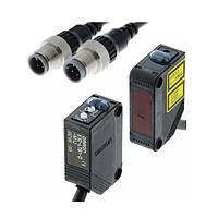OMRON E3Z-LT81 Compact Laser Photoelectric Sensor with Built-in Amplifier (Through-beam, 60000 mm, PNP, M12)