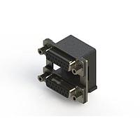 EDAC 662-015-264-009 Dual Port D-Sub Connectors Right-angle Dual Port D-Sub Connector