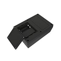 Serpac 173Ri2AA,BK Electrical Enclosures S Series 0.01" Recessed Screw Top w/ 2AA Batt Comp 6.88 x 4.88 x 2.50", Black